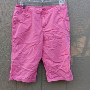 Kim Rogers Pink Bermuda Shorts Size 10
